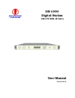 Preview for 1 page of Digital Wireless Corporation DB-1000 User Manual