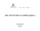 Preview for 1 page of digital world ARC-SP184 User Manual