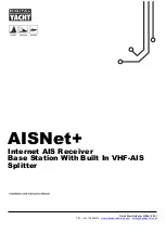 Предварительный просмотр 1 страницы DIGITAL YACHT AISNet+ Installation And Instruction Manual