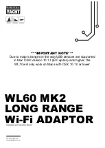 DIGITAL YACHT WL60 MK2 Installation And Instruction Manual preview