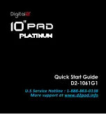 Digital2 D2-1061G1 10" PAD PLATINUM Quick Start Manual preview