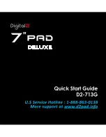 Preview for 1 page of Digital2 D2-713G Quick Start Manual