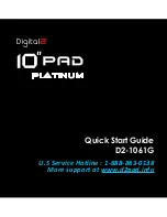 Digital2 Platinum D2-1061G Quick Start Manual preview