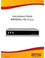 DigitalBox IMPERIAL HD 2 basic Installation Manual preview