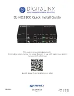 DigitaLinx DL-HD2100 Quick Install Manual предпросмотр