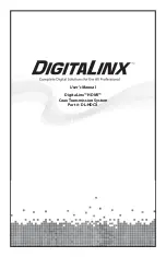 DigitaLinx DL-HDCX User Manual preview