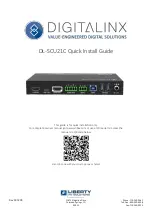 DigitaLinx DL-SCU21C Quick Install Manual предпросмотр