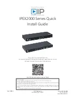 DigitaLinx IPEX2001 Quick Install Manual preview