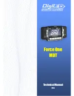 Digitax Force One MDT Technical Manual preview