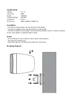 Предварительный просмотр 2 страницы DIGITECH Audio CS-2463 User Manual