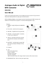 DIGITECH Audio GE-4103 User Manual preview