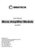 DigiTech AA-0373 User Manual preview