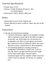 Preview for 2 page of DigiTech AA-0373 User Manual