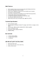 Preview for 2 page of DigiTech AM-4208 User Manual