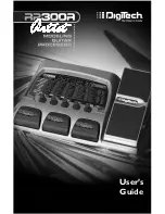 Предварительный просмотр 1 страницы DigiTech Artist RP300A User Manual