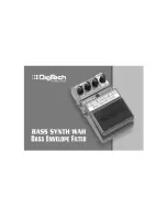 DigiTech BASS SYNTH WAH Manual предпросмотр