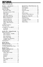 Preview for 3 page of DigiTech BP335 Owner'S Manual