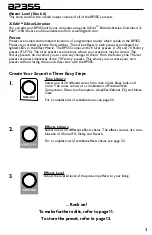 Preview for 7 page of DigiTech BP335 Owner'S Manual