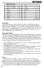 Preview for 32 page of DigiTech BP335 Owner'S Manual