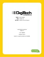 Preview for 17 page of DigiTech CabDryVR Owner'S Manual