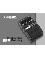 DigiTech Distortion Factory DF-7 Owner'S Manual preview