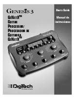 Preview for 1 page of DigiTech Genesis 3 User Manual