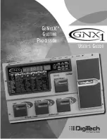 DigiTech GNX1 User Manual предпросмотр