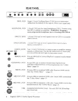 Preview for 8 page of DigiTech GSP 21 Legend Owner'S Manual