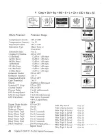 Preview for 42 page of DigiTech GSP 21 Legend Owner'S Manual