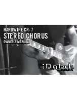 DigiTech HARDWIRE CR-7 Owner'S Manual preview