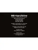 Preview for 24 page of DigiTech HardWire RV-7 Owner'S Manual