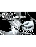 DigiTech HARDWIRE TL-2 Owner'S Manual предпросмотр