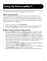 Preview for 13 page of DigiTech HARMONYMAN - Owner'S Manual