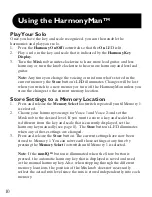 Preview for 16 page of DigiTech HARMONYMAN - Owner'S Manual