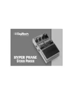 DigiTech HYPERPHASE Manual предпросмотр