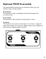 Preview for 63 page of DigiTech JAMMAN - MANUAL 2 Owner'S Manual