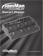 DigiTech JAMMAN - REV 18-0687 Owner'S Manual предпросмотр