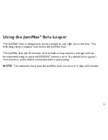 Preview for 15 page of DigiTech JamMan Solo Owner'S Manual