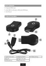 Предварительный просмотр 2 страницы DigiTech Miracast Dongle AR1922 Instruction Manual