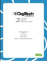 Предварительный просмотр 12 страницы DigiTech nautila Owner'S Manual