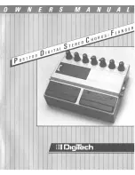 DigiTech PDS1700 Owner'S Manual предпросмотр