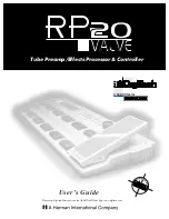 Предварительный просмотр 1 страницы DigiTech RP-20 VALVE User Manual