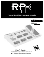 DigiTech RP 3 User Manual preview