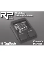 DigiTech RP155 Owner'S Manual preview