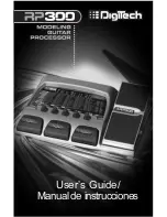 Preview for 1 page of DigiTech RP300 User Manual