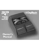 Preview for 1 page of DigiTech RP55 Owner'S Manual