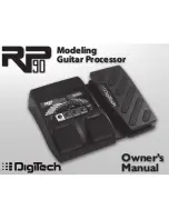 DigiTech RP90 Owner'S Manual preview