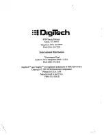 Preview for 47 page of DigiTech STUDIO VOCALIST Manual