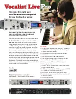 Preview for 1 page of DigiTech VOCALIST LIVE 2 Brochure