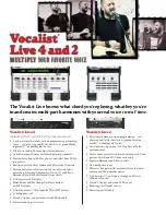 Preview for 2 page of DigiTech VOCALIST LIVE 2 Brochure